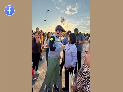 Rodada por inauguración de la Av. Amalia Solórzano