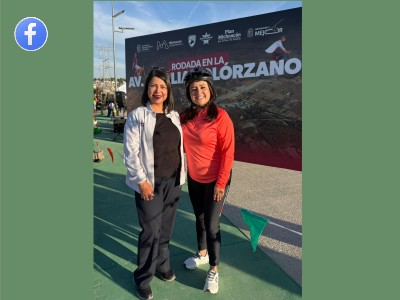 Rodada por inauguración de la Av. Amalia Solórzano